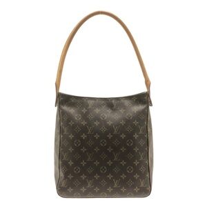 100% Auth LOUIS VUITTON Looping Monogram Canvas Shoulder Bag